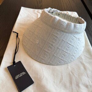 Fendi Roma x Marc Jacobs Oversized Denim Visor with Original Tags and Dust Bag